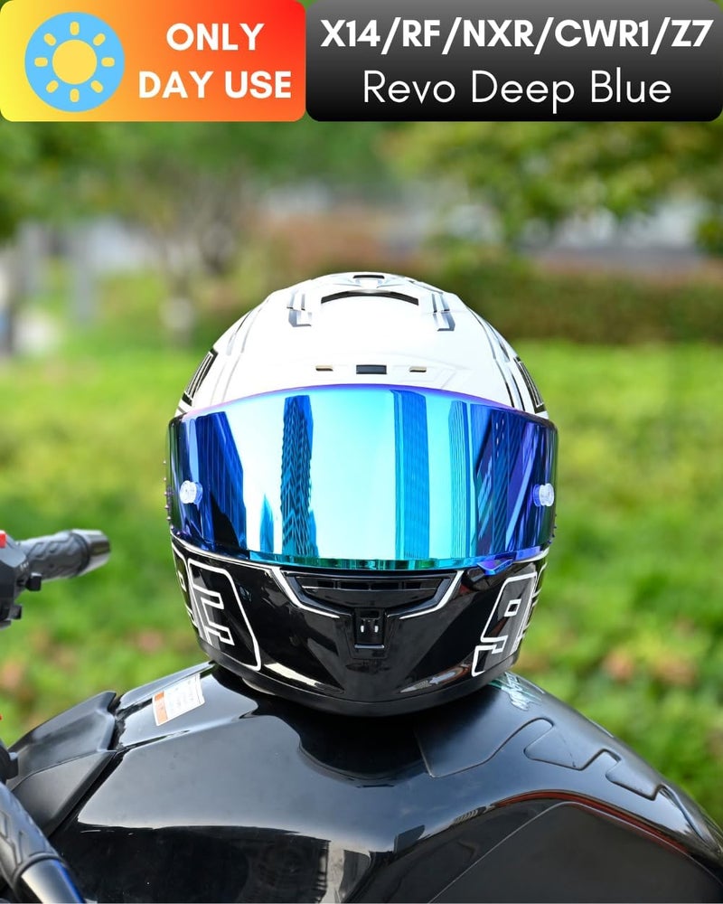 Logto CWR-F1 Shield for RF-1200 Visor X14 NXR RF-SR Z7 Motorcycle Helmet Visor Replacement Sun Protection Anti-Scratch, Universal - Image 2